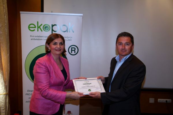 Dodjela certifikata Zelena tačka 12