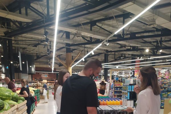 Promocija Zelene tačke u Mercatoru 7