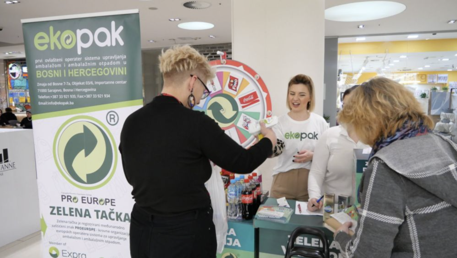 Nastavak promocija Zelene tačke – Konzum Importanne Centar Sarajevo 2