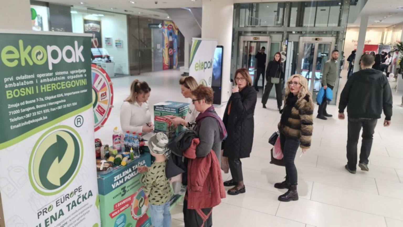 Nastavak promocija Zelene tačke – Konzum Importanne Centar Sarajevo 3