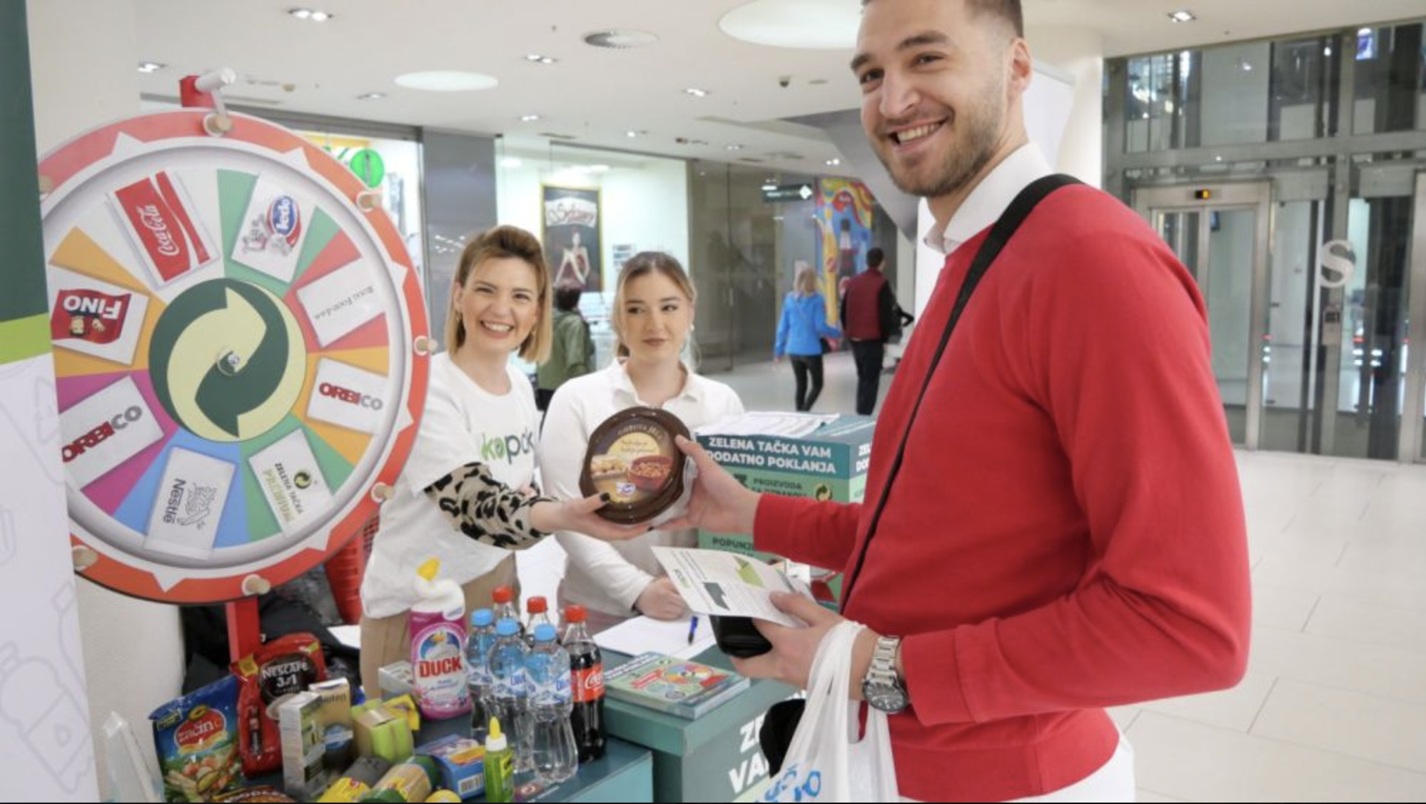 Nastavak promocija Zelene tačke - Konzum Importanne Centar Sarajevo