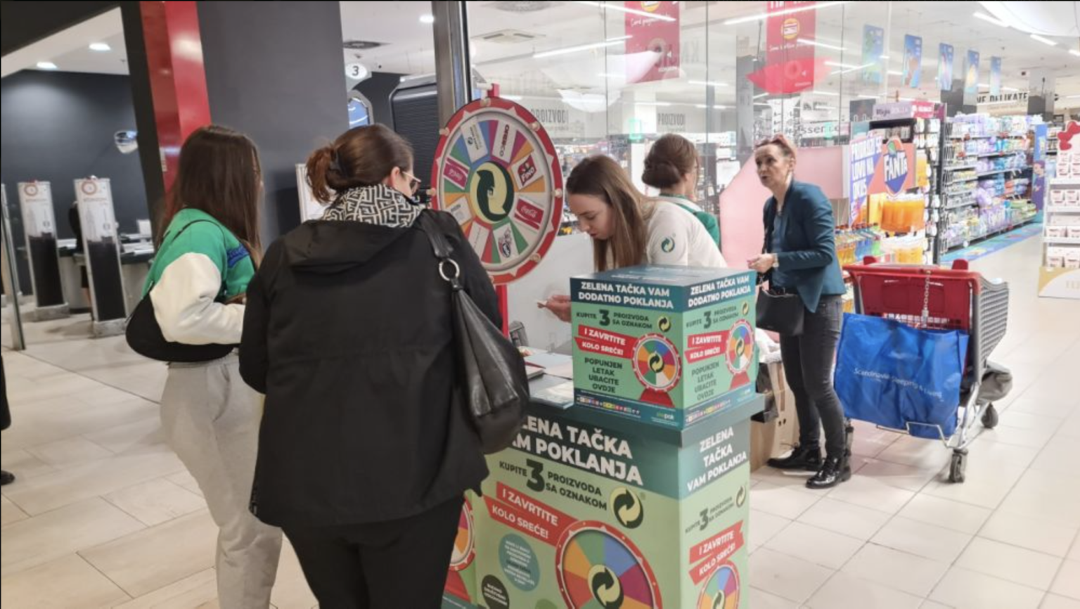 Uspješno održana promocija Zelene tačke u Konzumu u SCC 3