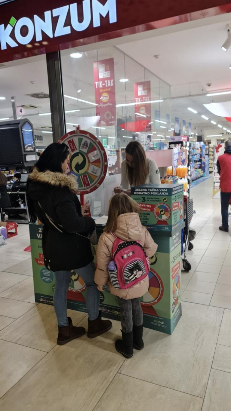 Uspješno održana promocija Zelene tačke u Konzumu u SCC 4