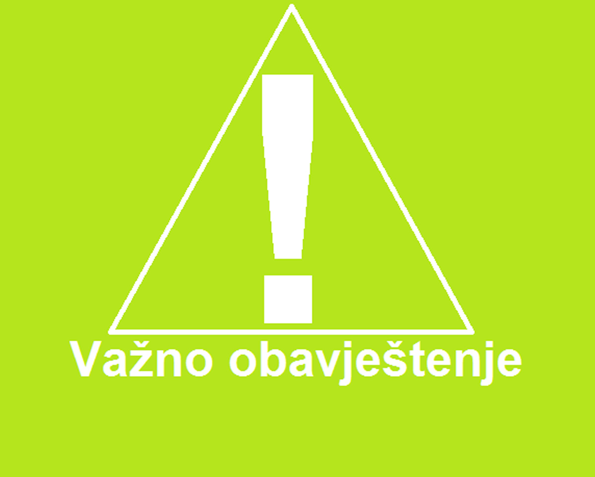 Obavještenje